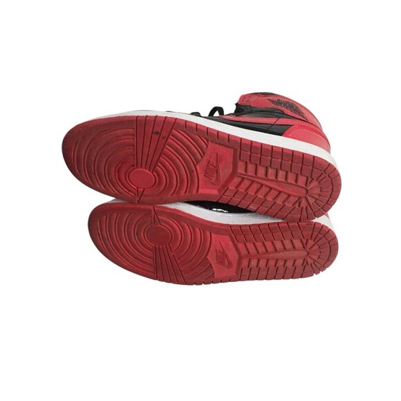 Nike Men's Air Jordan 1 Retro High OG Patent Bred 555088-063 Sneakers Red Sz 7 - Picture 8 of 16